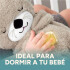 Peluche Nutria Bebé Respira Y Relaja Dormir Niño Tendencia Color Variante Gris