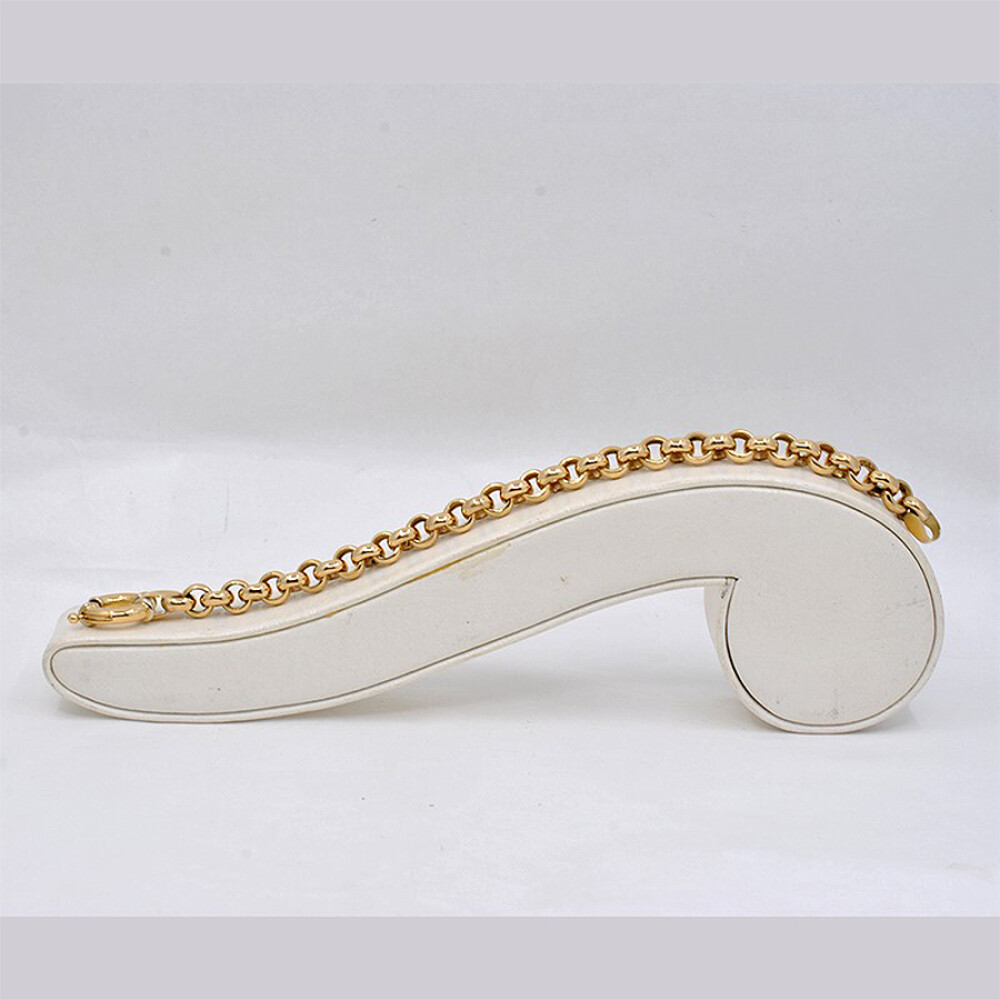 Pulsera Rolo En Oro 18K Con Cierre Marinero Pulsera Rolo En Oro 18K Con Cierre Marinero