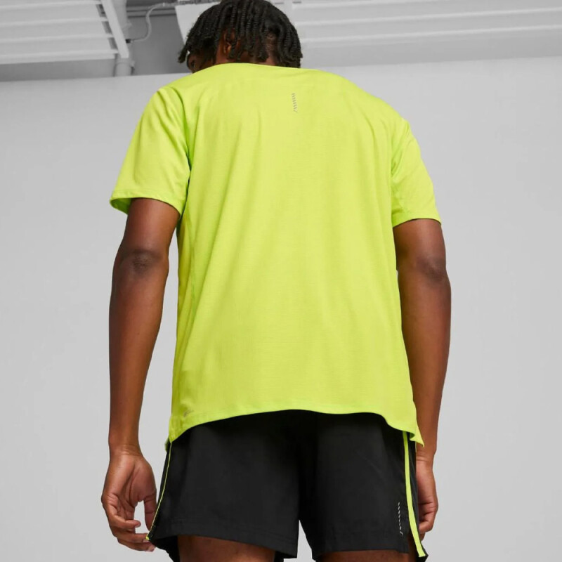 Performance Heather Cat Tee W - Mujer Lime Green