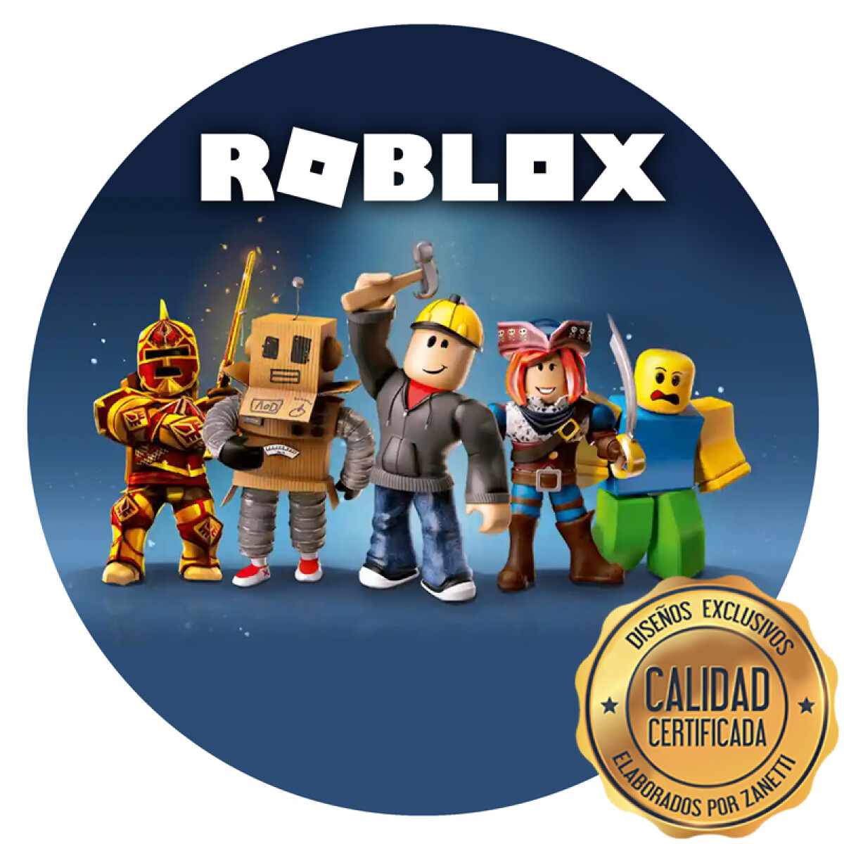 Lámina Roblox - Personajes Red. 