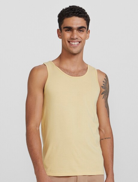 T-SHIRT MUSCULOSA MASC AMARILLO