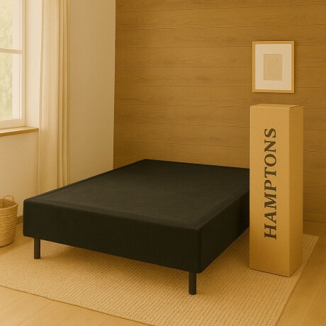 Smart Box Hamptons 2 Plazas 140x190 cm Negro