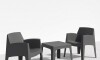 Set de Jardín Mesa + 2 sillas - Magna Master Negro