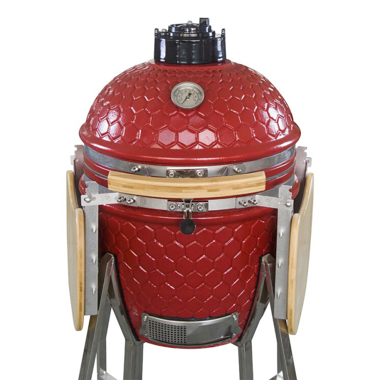 Parrilla/Barbacoa Kamado 18'' Rojo