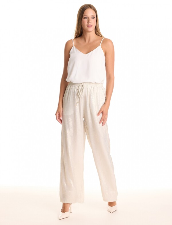 Pantalon Brillo CRUDO