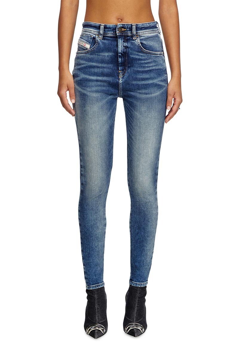 Jean Para Mujer 1984 Slandy-High Azul Marino