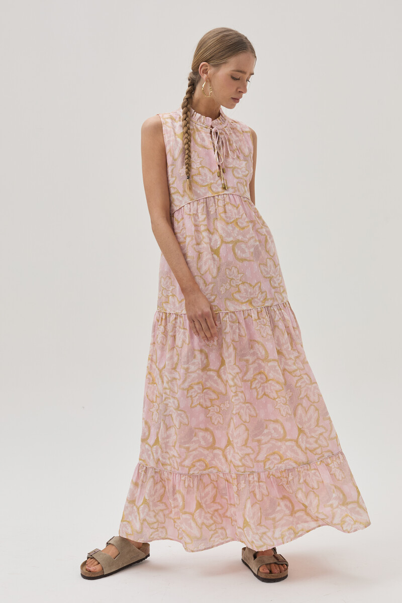 Vestido Gardenia Rosa Claro