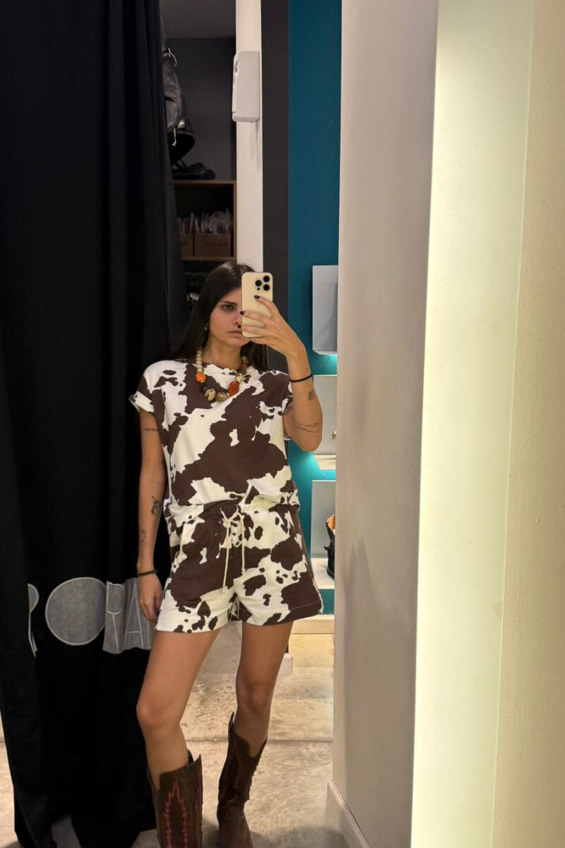 Remera Anjou MARRON