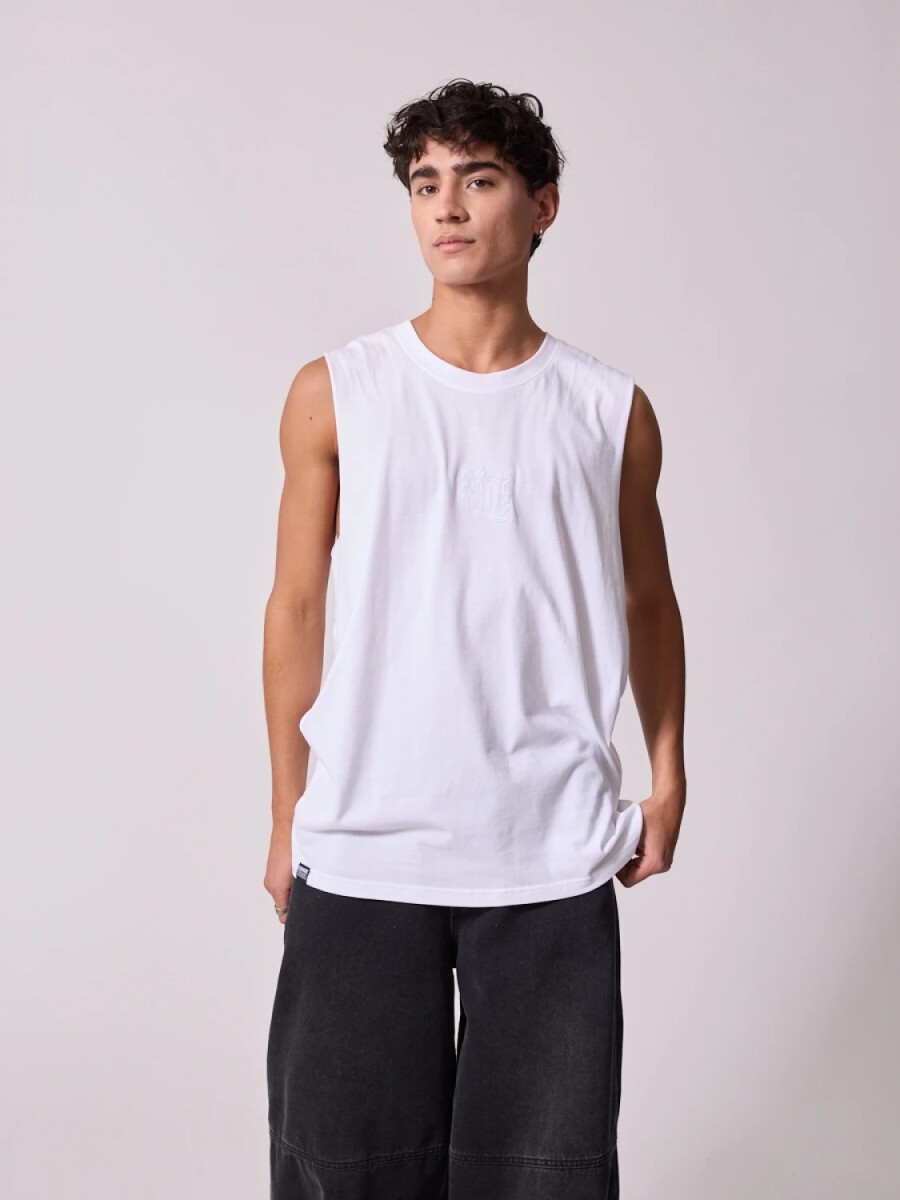 MUSCULOSA DIXIE BARON - BLANCO 