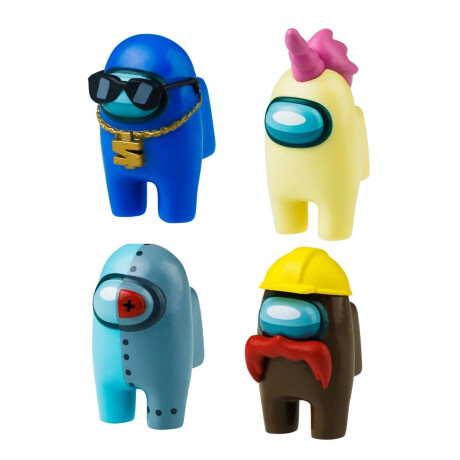 Figuras Muñecos Among Us + Accesorios x5 Original 1