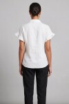 CAMISA M/C VOLADOS BLANCO