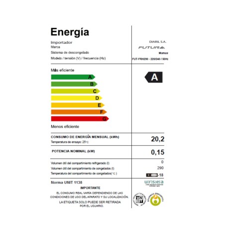 Freezer Horizontal 287 Lts Futura FUT-FRH290 Freezer Horizontal 287 Lts Futura FUT-FRH290