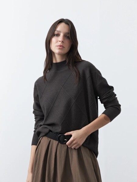 POLERA D.CASSIN JAVAIOLA NEGRO