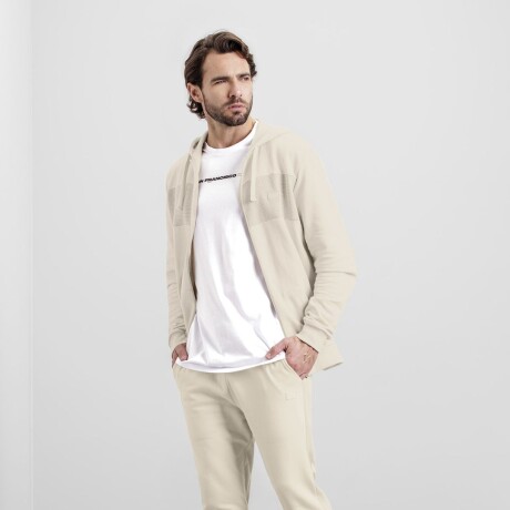 Pantalón Deportivo Liso Beige