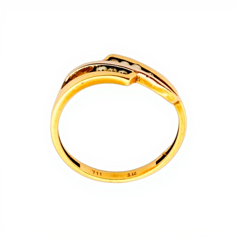 Anillo-Oro bajo-Piedra Zirconia-AN8038 conpiedra