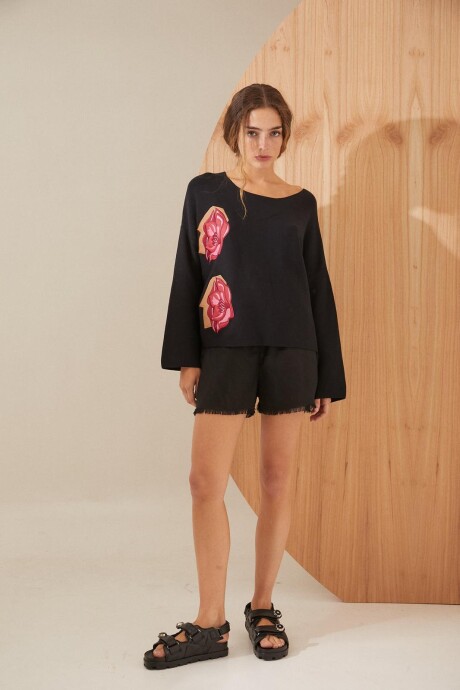 SWEATER HULA NEGRO