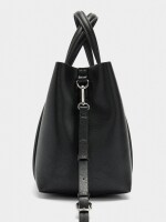 Bolso Tote Con Bandolera M negro