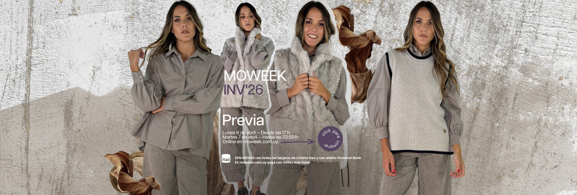 MOWEEK 25% ITAÚ CRÉDITO