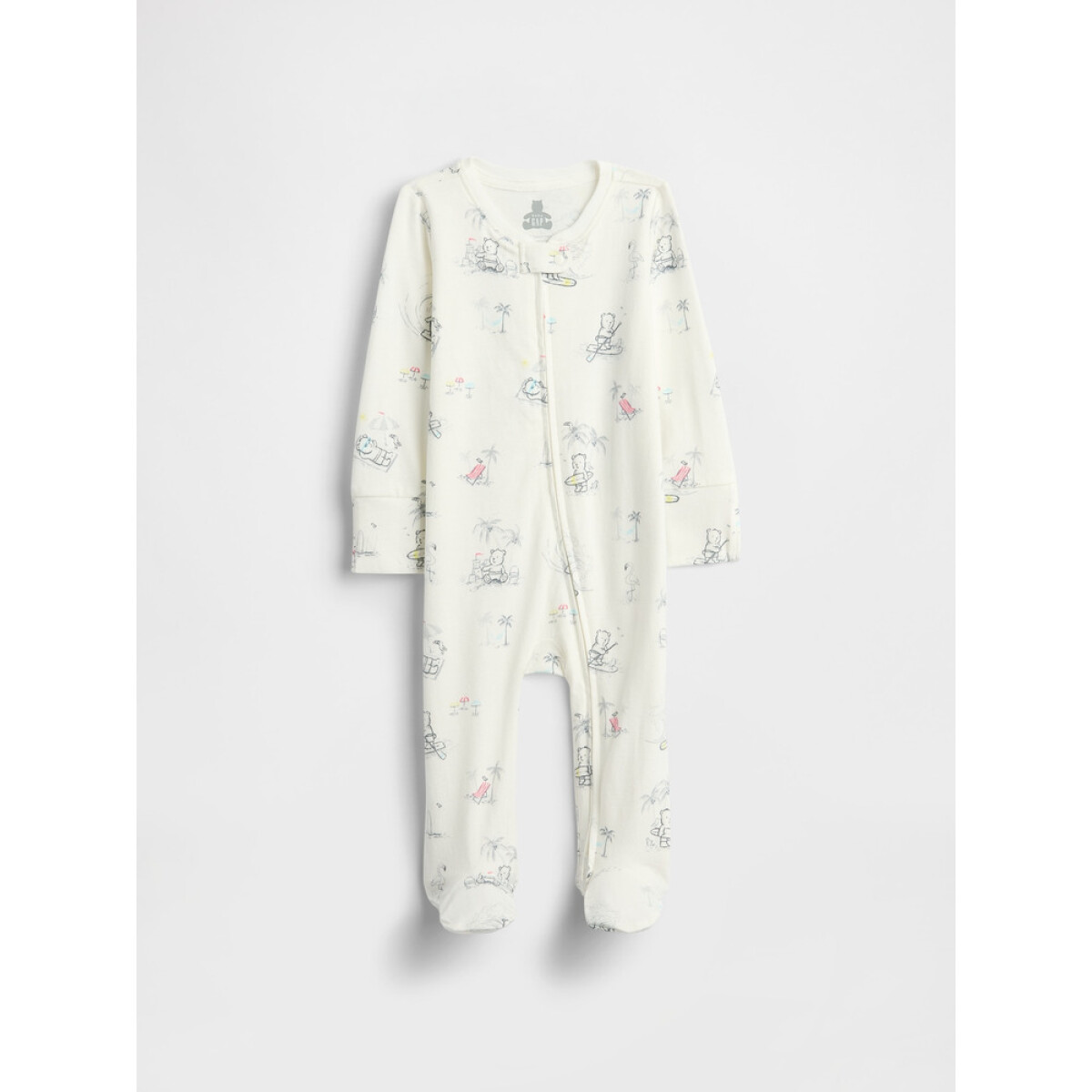 FF JRSY ZIP FTD 1PC SU25 - TOILE 