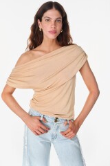 Blusa Sweet Beige/Dorado