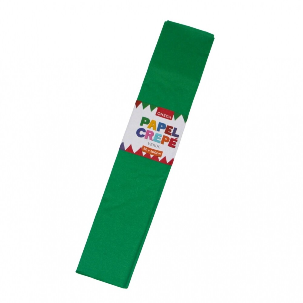 PAPEL CREPE 2MTS.X0.50 COLOR VERDE