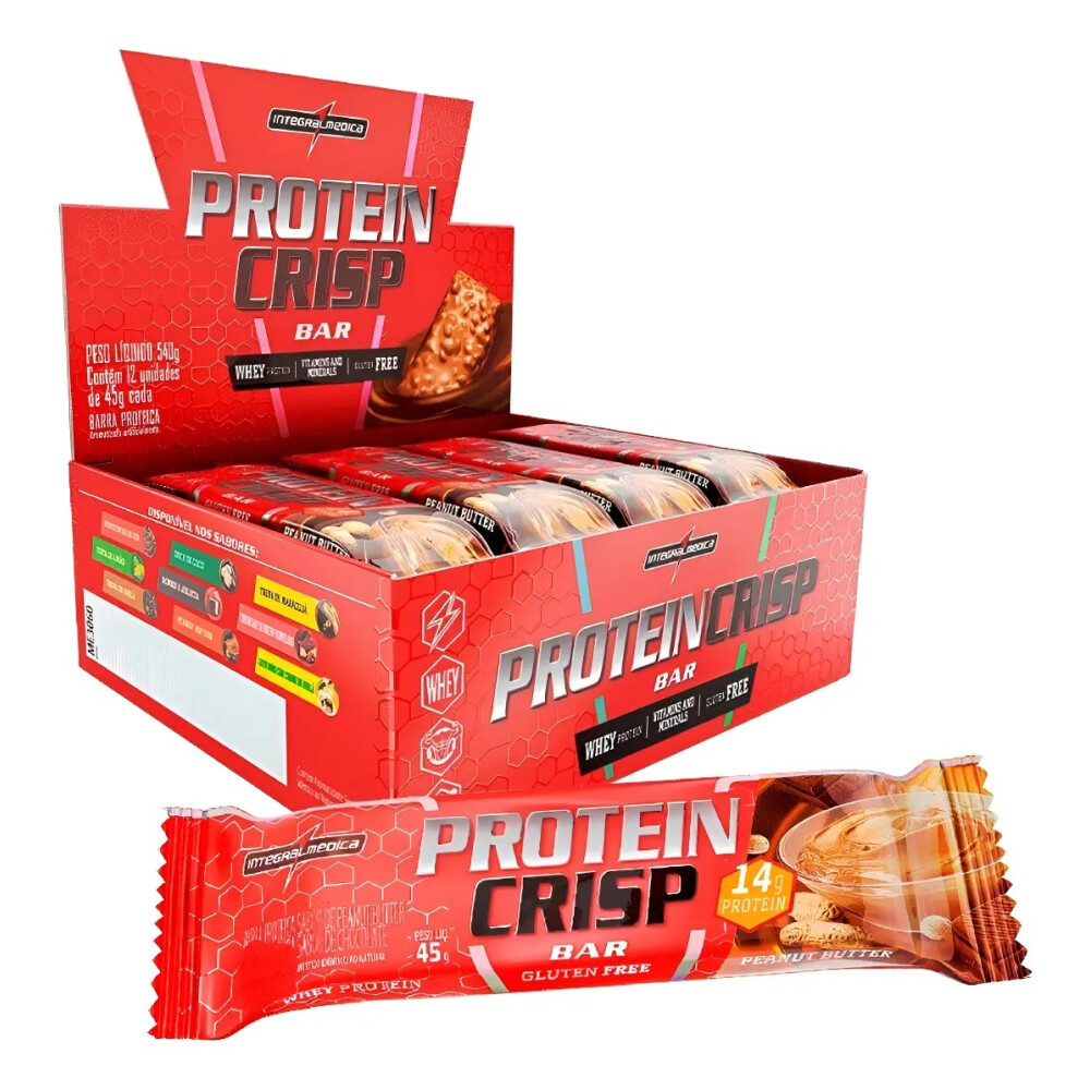 Protein Crisp Maní | Barra de Proteína Crocante | 45 g - Integralmédica Protein Crisp Maní | Barra de Proteína Crocante | 45 g - Integralmédica