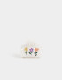 Broche Especiales Broche Acrílico Con Flores - Combinacion Bicolor