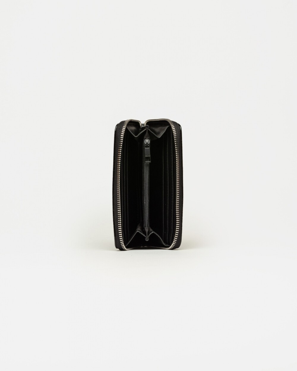 Billetera New Glam en efecto cuero Negro