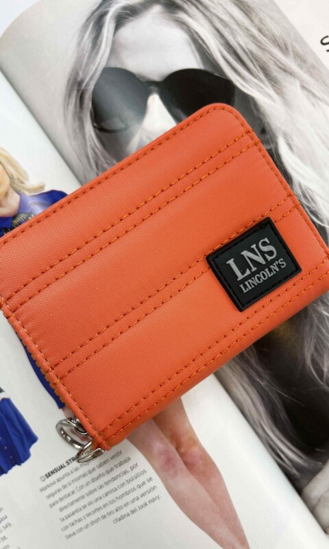 BILLETERA VERA MANDARINA