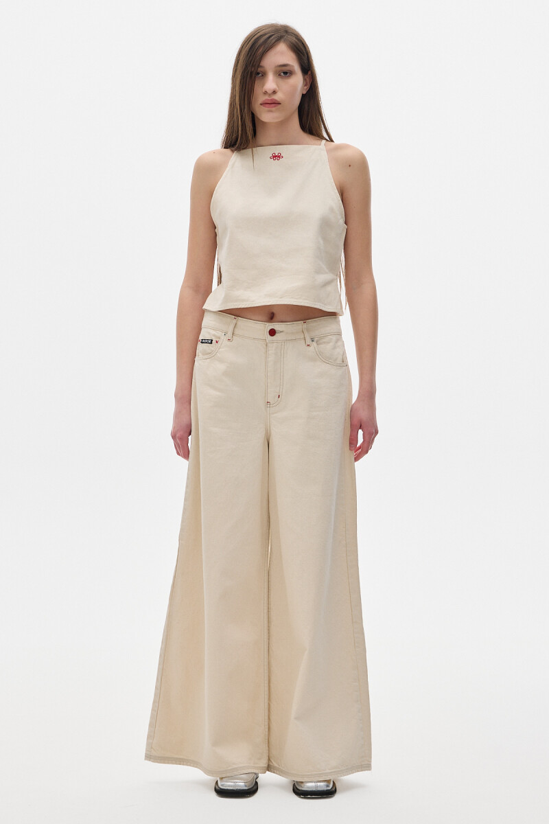 Jean Wild Solid - Cream 