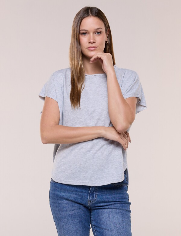 Remera De Algodón Dolman GRIS