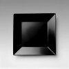 Plato llano cuadrado negro 26x26 cm OXFORD Plato llano cuadrado negro 26x26 cm OXFORD