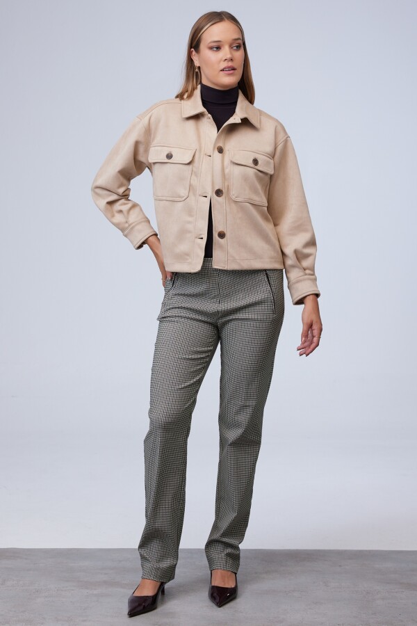 Chaqueta Suede TOSTADO
