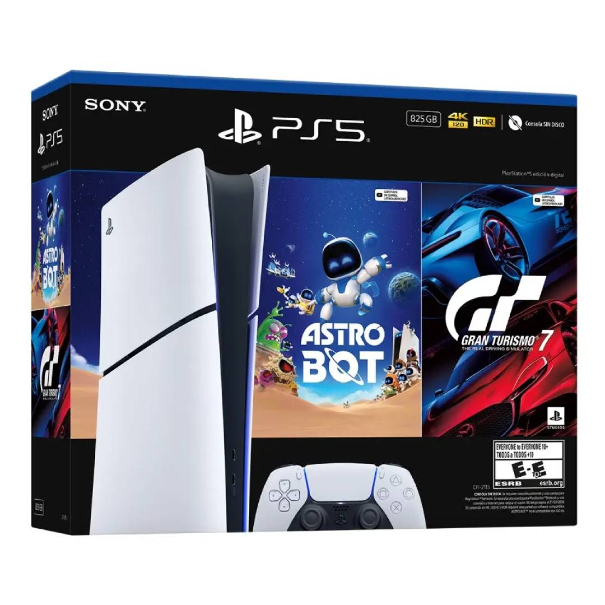 Consola PlayStation 5 Digital Astro Bot + Gran Turismo 7 - 825GB ...