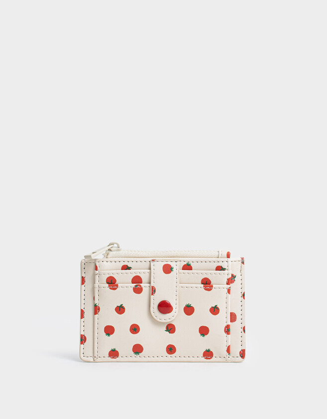 Tarjeteros Tarjetero Estampado - Estampado Flores