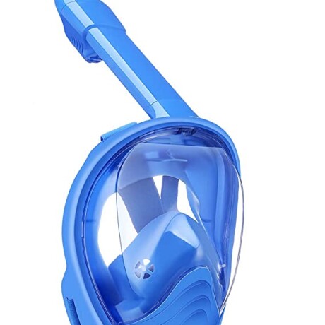 Máscara De Buceo Antiniebla Snorkel Caracompleta Para Niños Azul