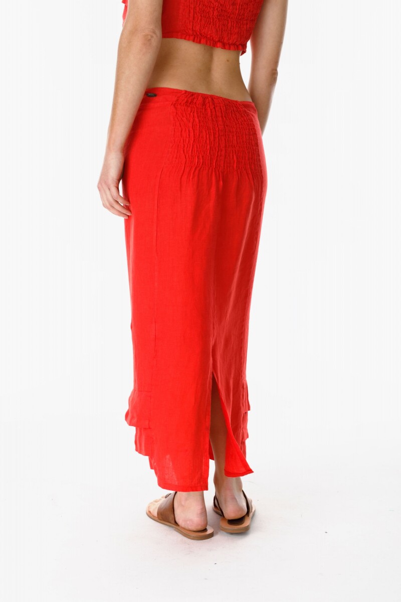Falda Layers Rojo