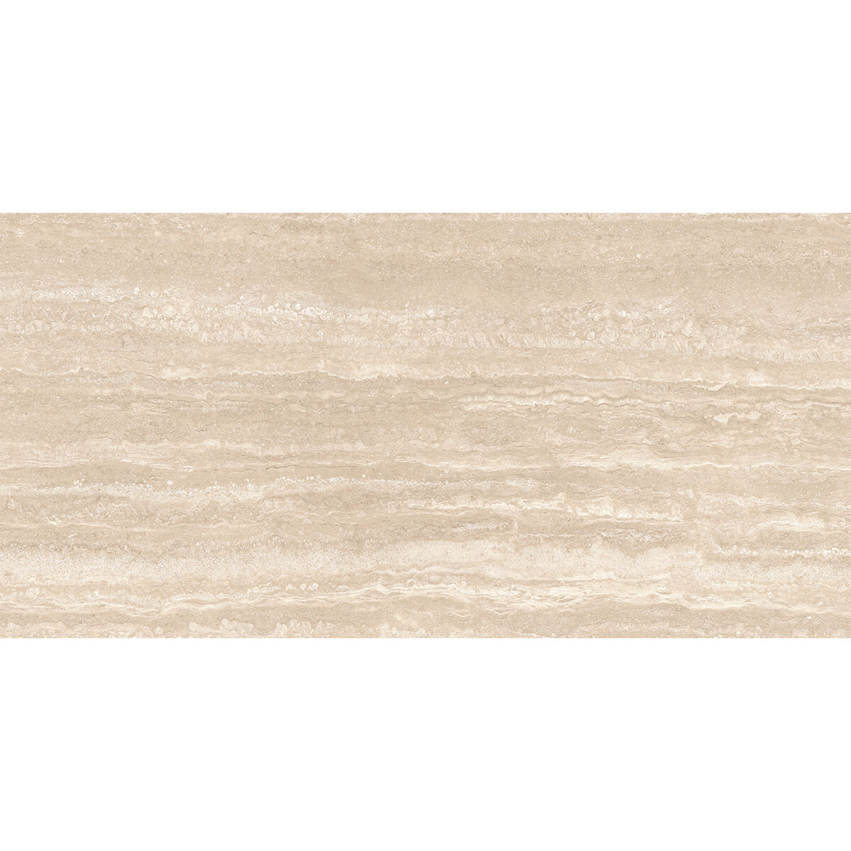 Porcelanato Tipo Travertino 60X120 Mate Beige Marmolado 