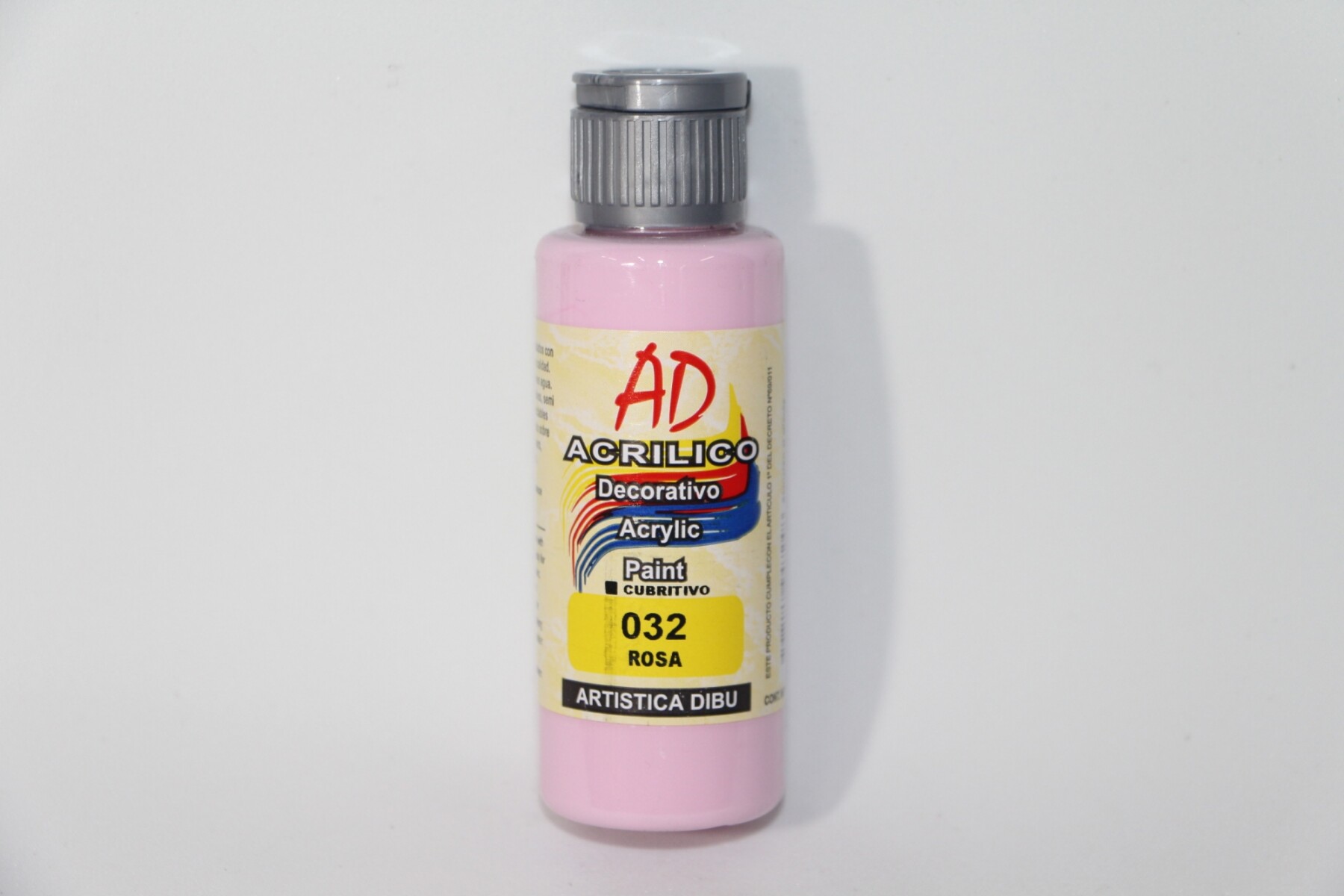 PINTURA ACRILICA ARTISTICA DIBU 60 ML. DIFERENTES COLORES - COLOR ROSA 032 