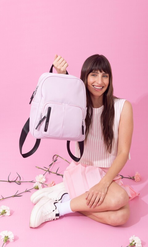 MOCHILA TAHITI ROSA PALO