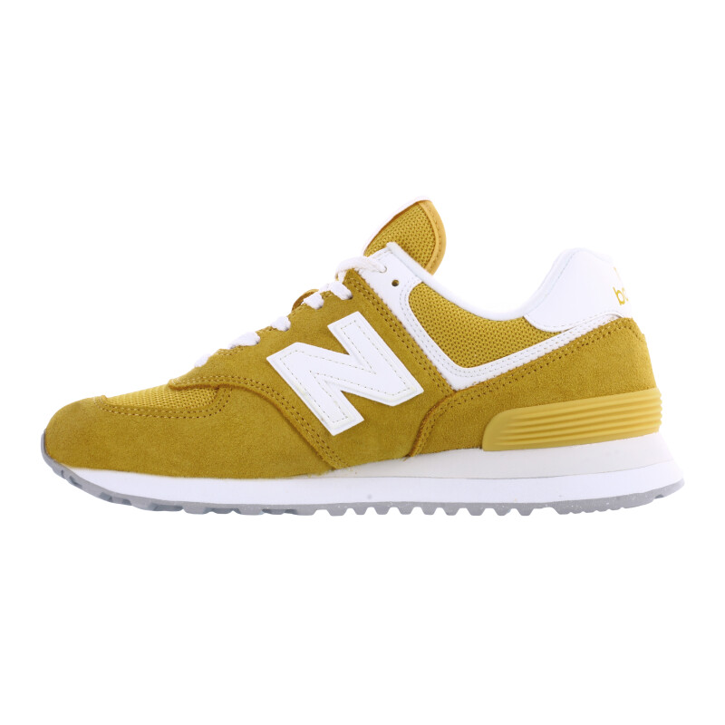 Championes de Mujer New Balance 574 Amarillo - Blanco