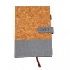 AGENDA SABONIS 2027 DIA POR PAGINA ROP-25386 TAPA CORCHO Y GRIS