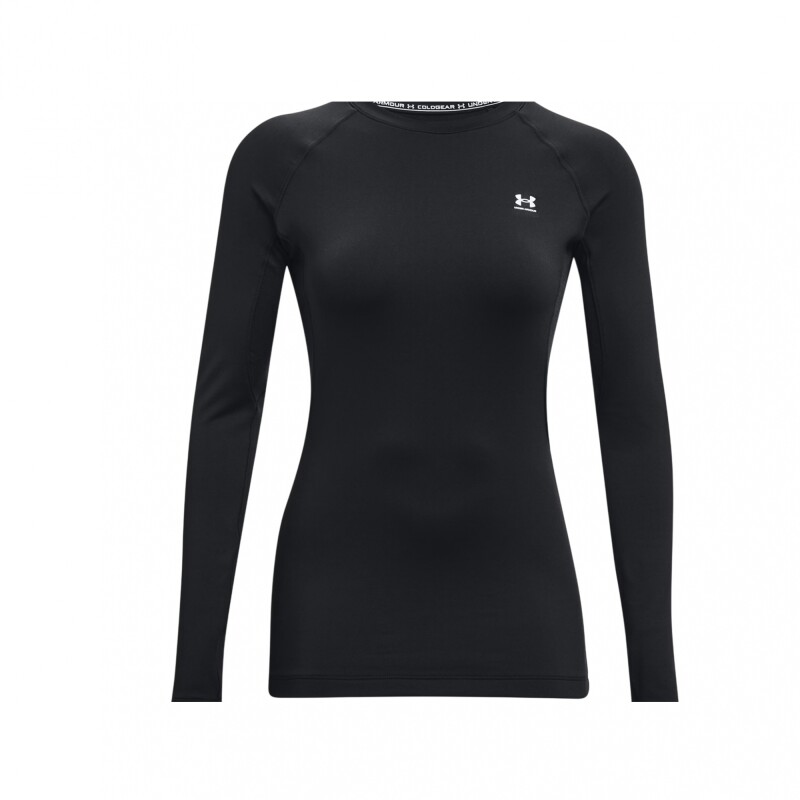 Remera Mujer Under Armour Coldgear - Black/White Black