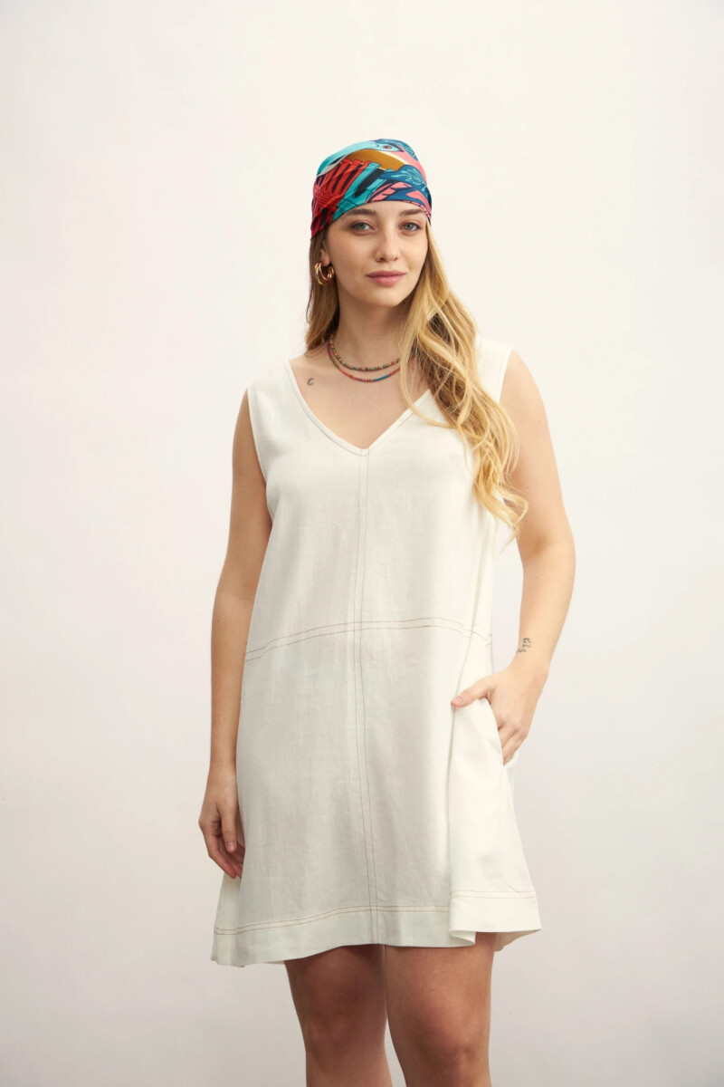 Vestido Agus - Blanco 
