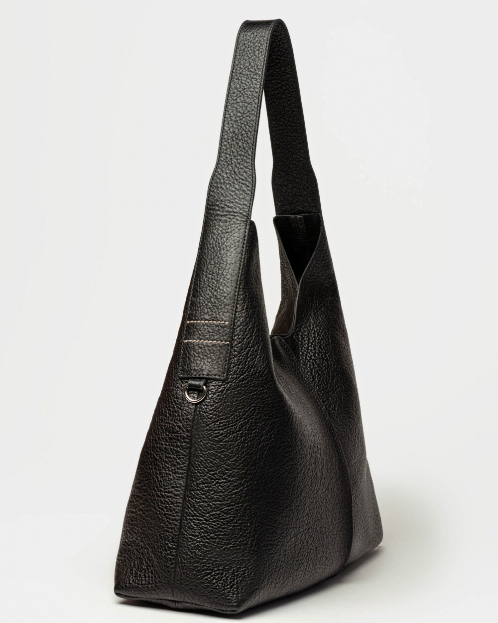 Bolso Tanner en cuero bufalo bridge Negro