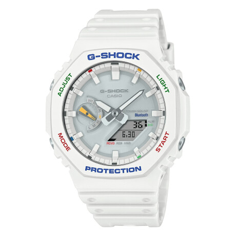 Reloj CASIO GAB2100FC-7ADR en Resina Blanco Esfera 48mm 0