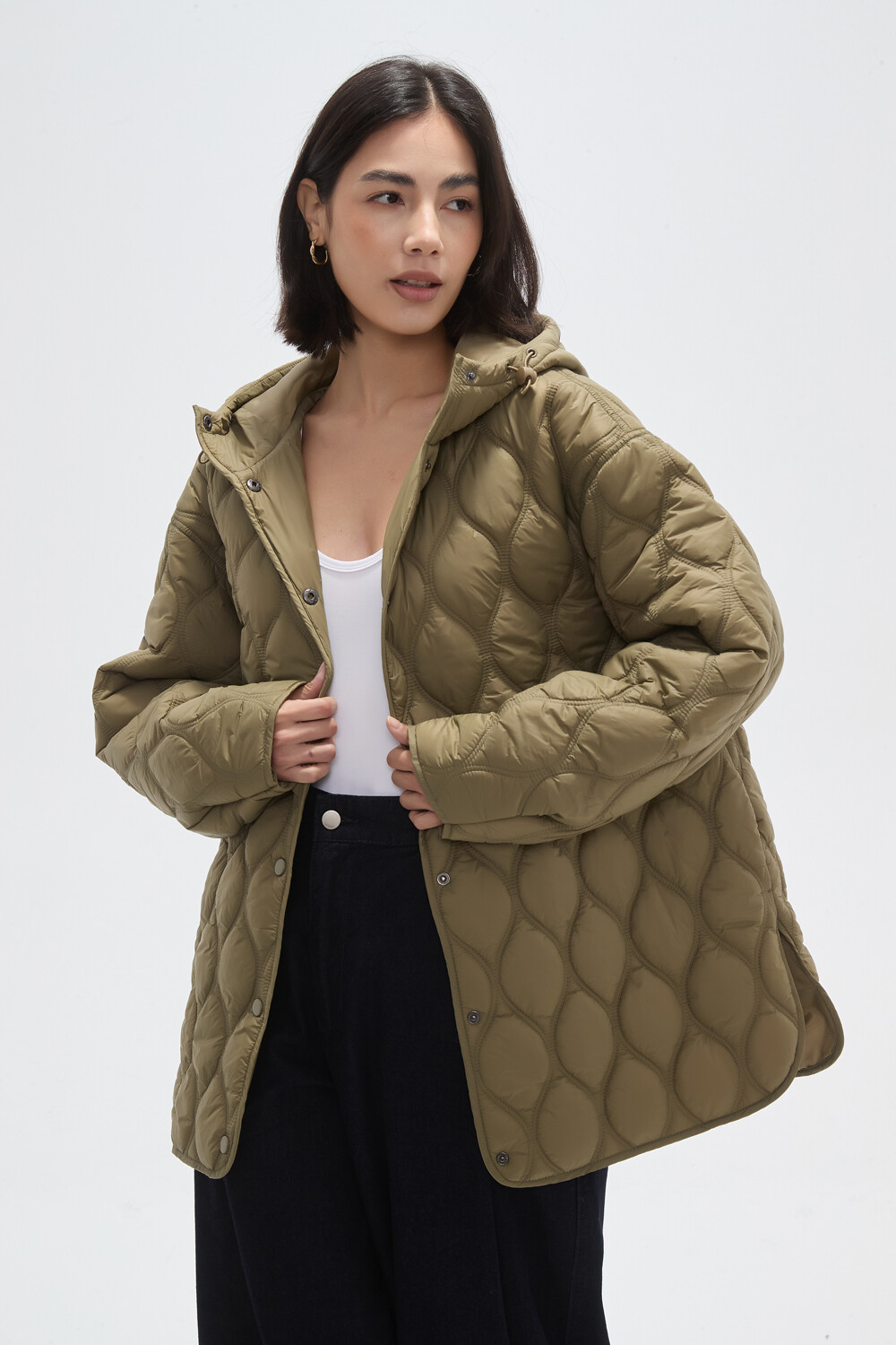 Campera Myris Verde Oliva Claro