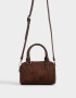 Bowling Cartera Bowling Suede Chocolate - Marron Chocolate