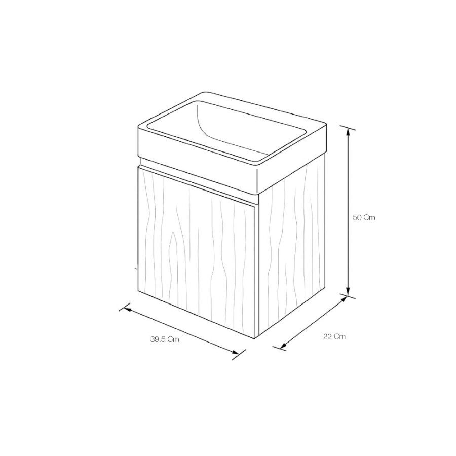 Mueble Eco Nogal 40 Mueble Eco Nogal 40