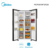 Heladera con freezer inverter Midea MDRS619GFR28 color negro con capacidad de 482L Heladera Con Freezer Inverter Midea Mdrs619gfr28 Color Negro Con Capacidad De 482l